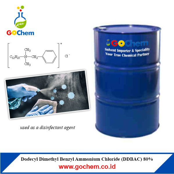 Dodecyl Dimethyl Benzyl Ammonium Chloride (DDBAC) 80%